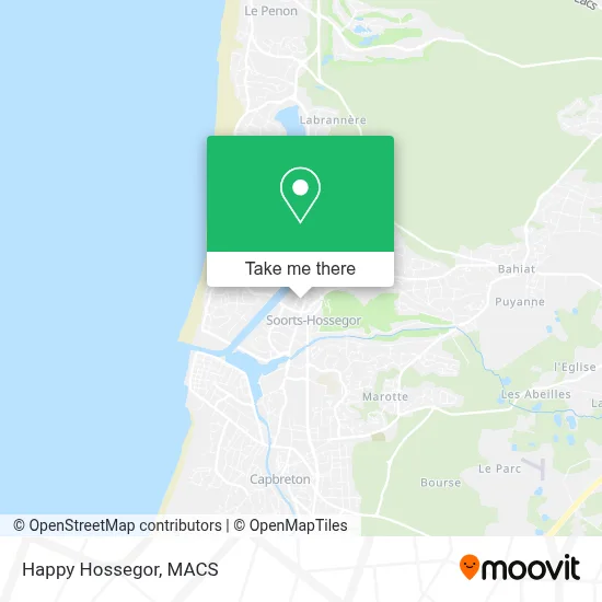 Happy Hossegor map