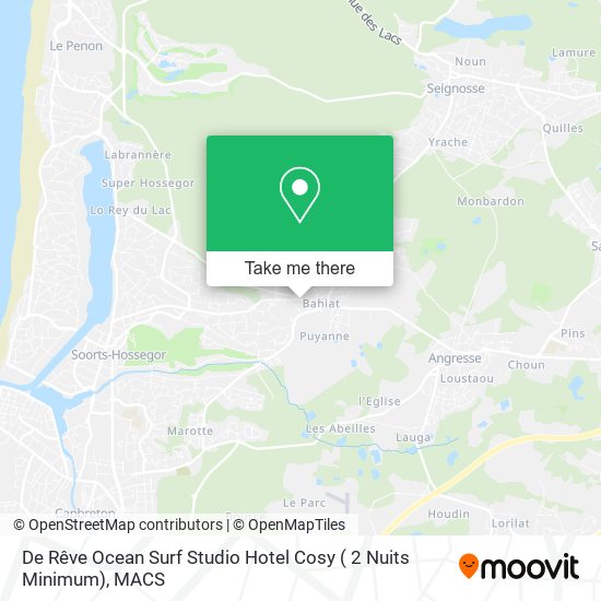 De Rêve Ocean Surf Studio Hotel Cosy ( 2 Nuits Minimum) map