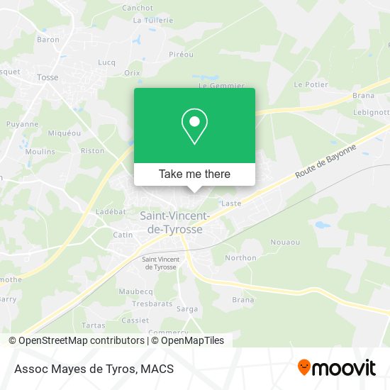 Assoc Mayes de Tyros map