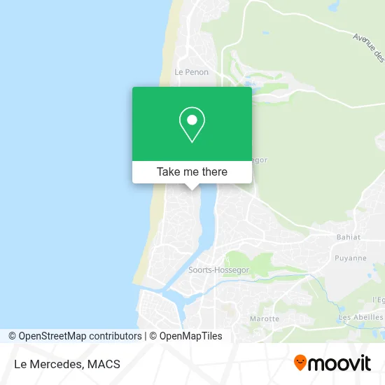 Le Mercedes map