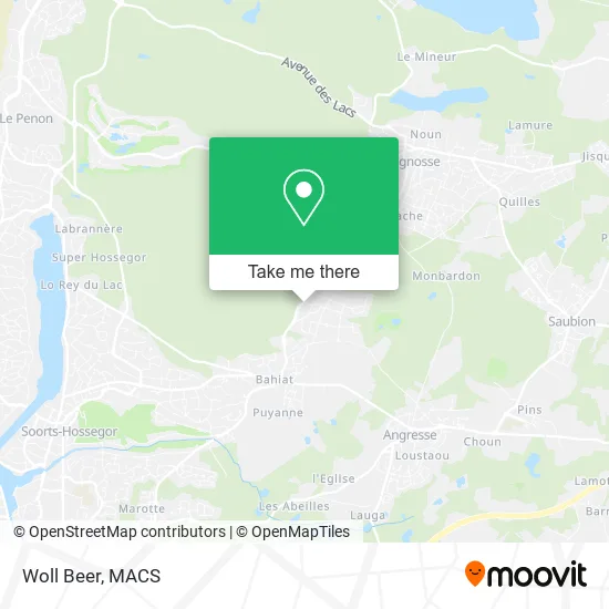 Woll Beer map