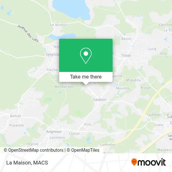 La Maison map