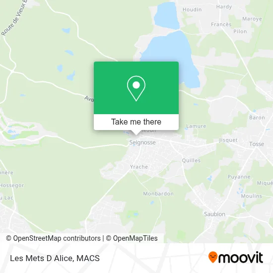 Les Mets D Alice map