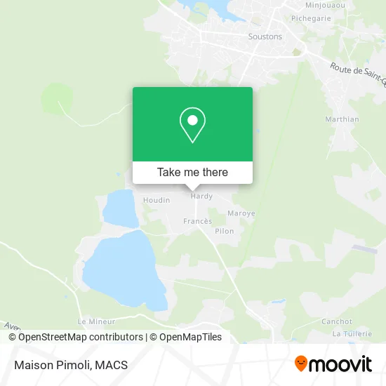 Maison Pimoli map