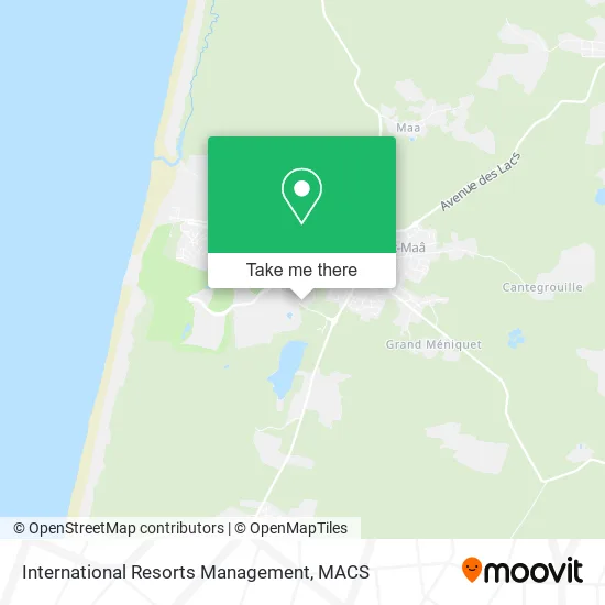 International Resorts Management map