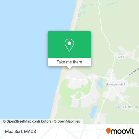 Maâ Surf map