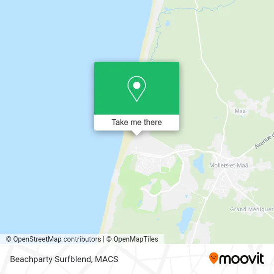 Beachparty Surfblend map