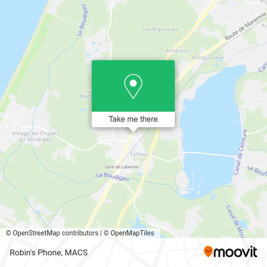 Robin's Phone map