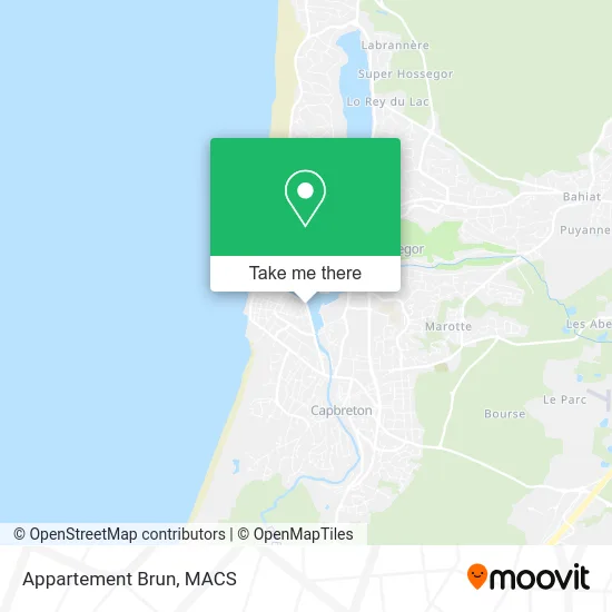 Appartement Brun map