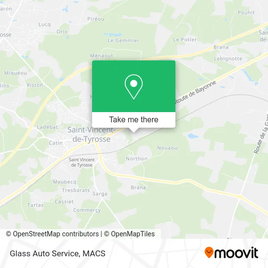 Glass Auto Service map