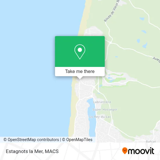 Estagnots la Mer map