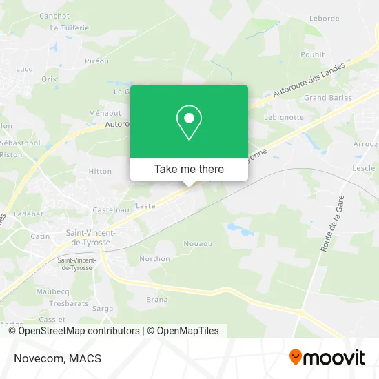 Novecom map
