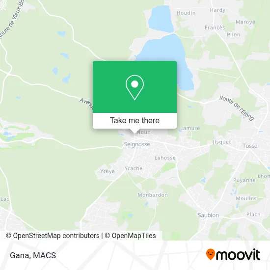 Gana map