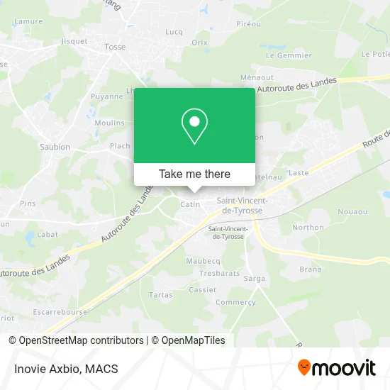 Inovie Axbio map