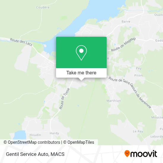 Mapa Gentil Service Auto