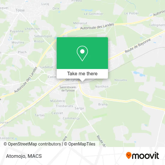 Atomojo map