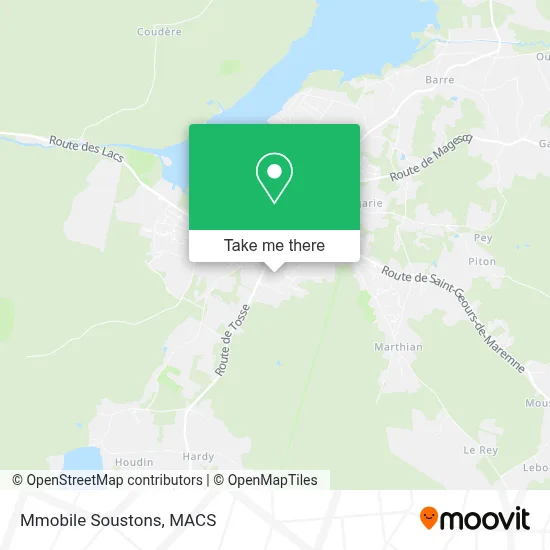 Mmobile Soustons map