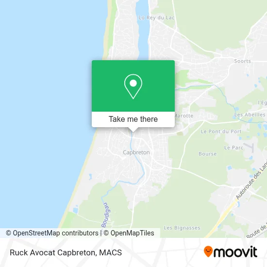 Mapa Ruck Avocat Capbreton