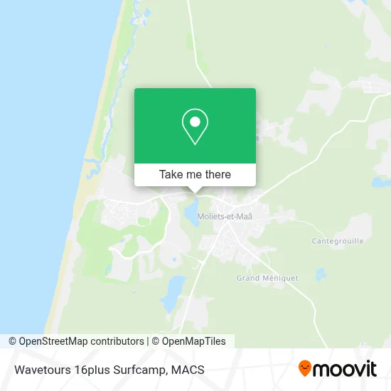 Wavetours 16plus Surfcamp map