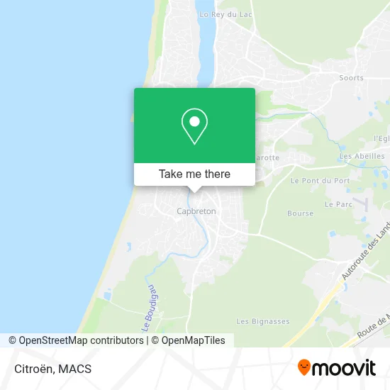 Citroën map