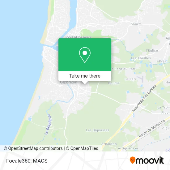 Focale360 map