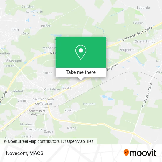 Novecom map