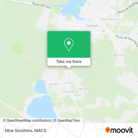 Moa Soustons map