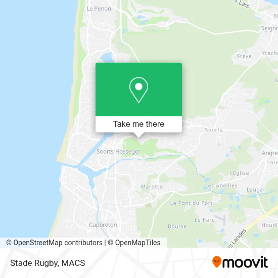 Stade Rugby map