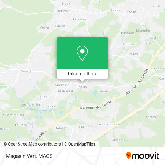 Magasin Vert map