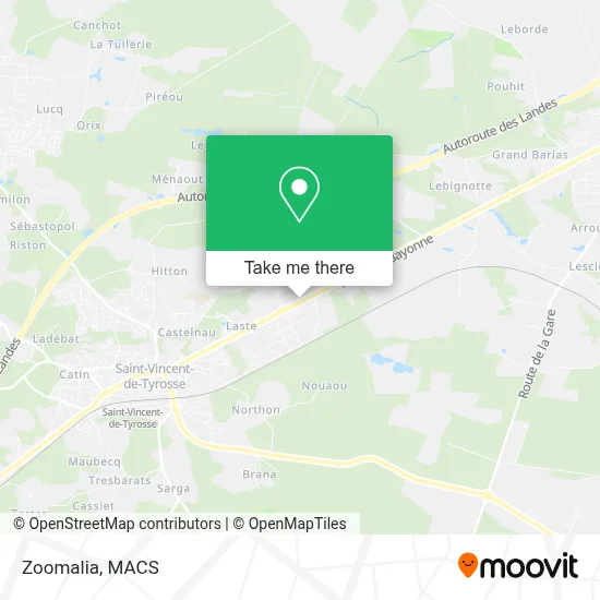 Zoomalia map