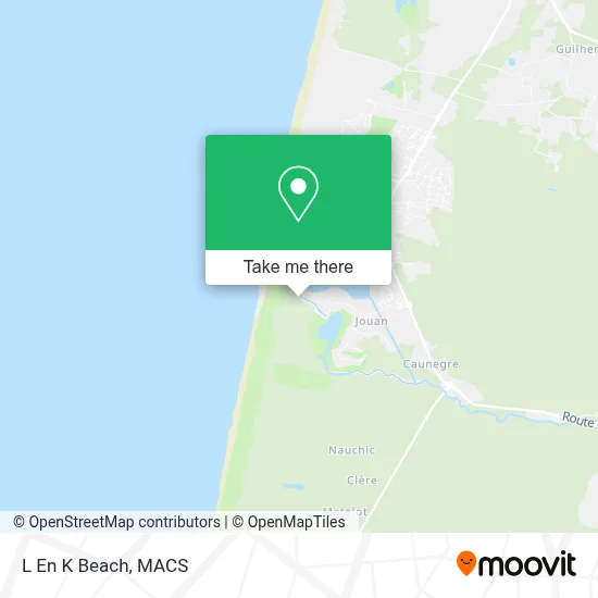 L En K Beach map