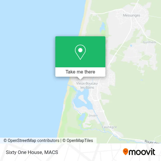 Sixty One House map