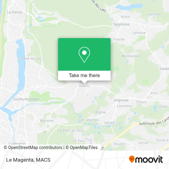 Le Magenta map