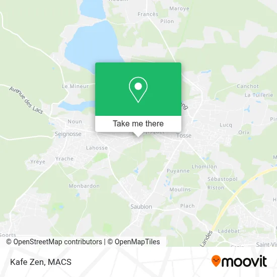 Kafe Zen map