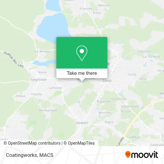 Coatingworks map