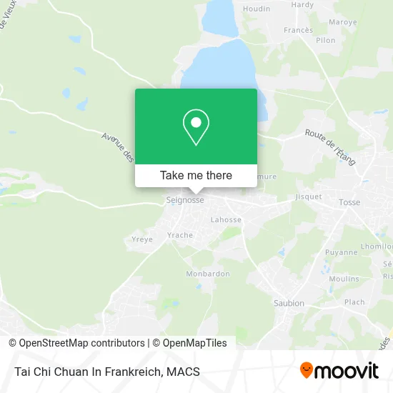 Mapa Tai Chi Chuan In Frankreich