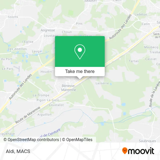 Aldi map