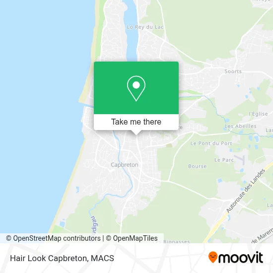 Hair Look Capbreton map