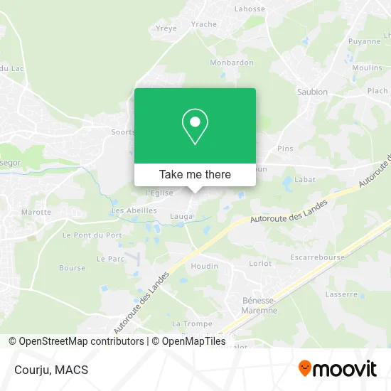 Courju map