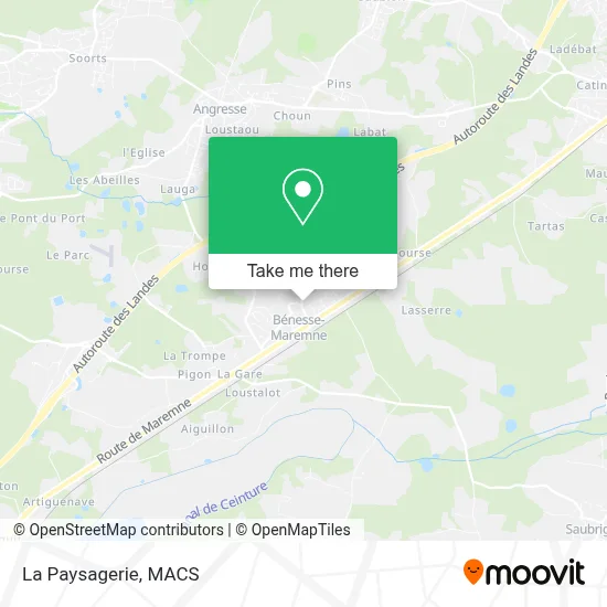 La Paysagerie map