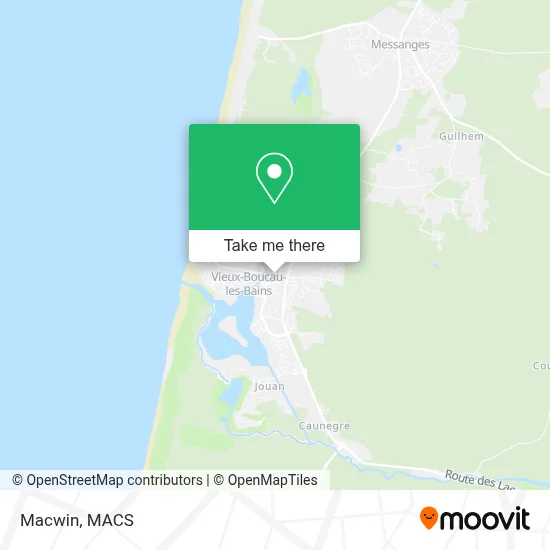 Mapa Macwin