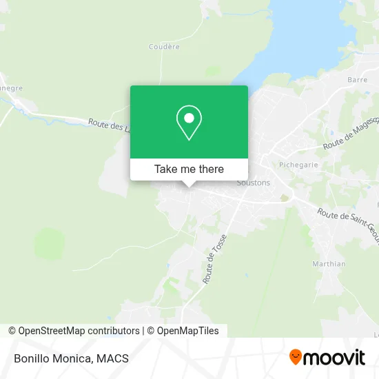 Bonillo Monica map