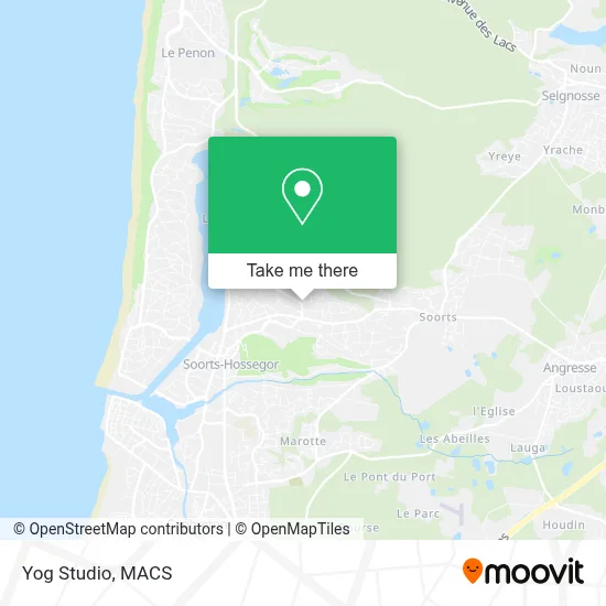 Yog Studio map
