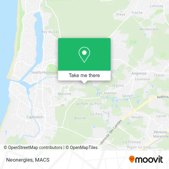 Neonergies map