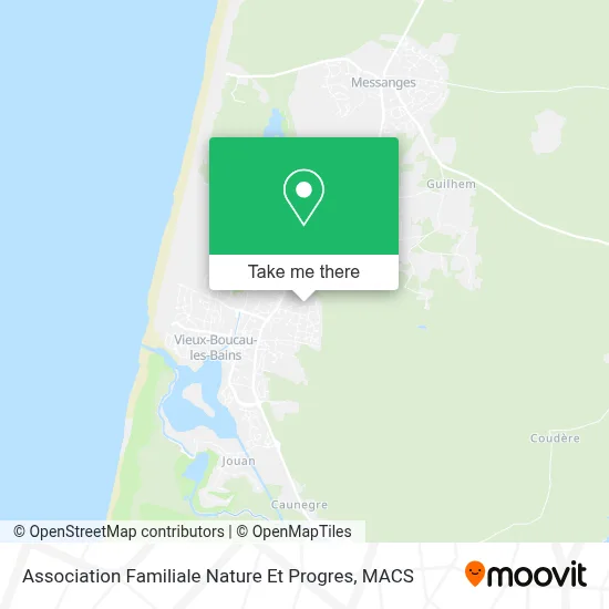 Mapa Association Familiale Nature Et Progres