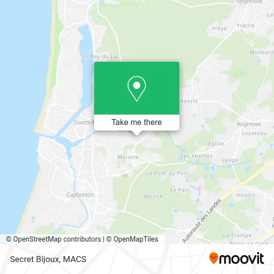 Secret Bijoux map