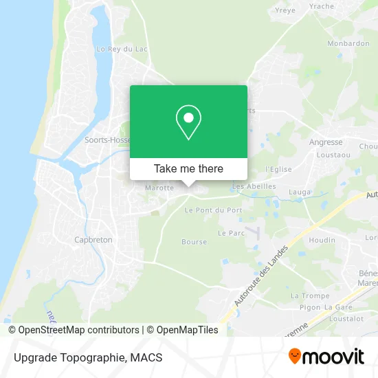Upgrade Topographie map