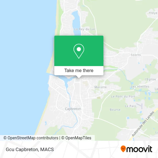 Gcu Capbreton map