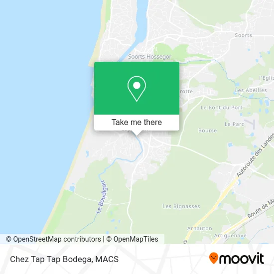 Chez Tap Tap Bodega map