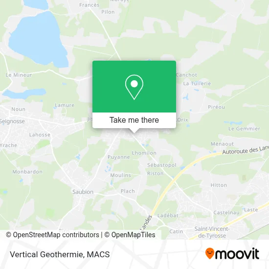 Vertical Geothermie map